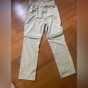 NWT boys hiking pants LL Bean SIZE 10. Zip off into shorts!
